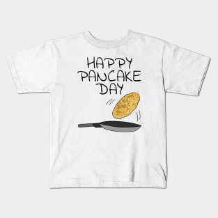 Happy Pancake Day Shrove Tuesday Kids T-Shirt